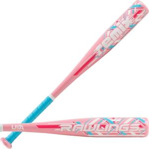 Rawlings | Remix T-Ball Bat | USA Baseball & Softball | -12 Drop | 2 1/4″ Barrel | 1 Pc. Aluminum(Pink)