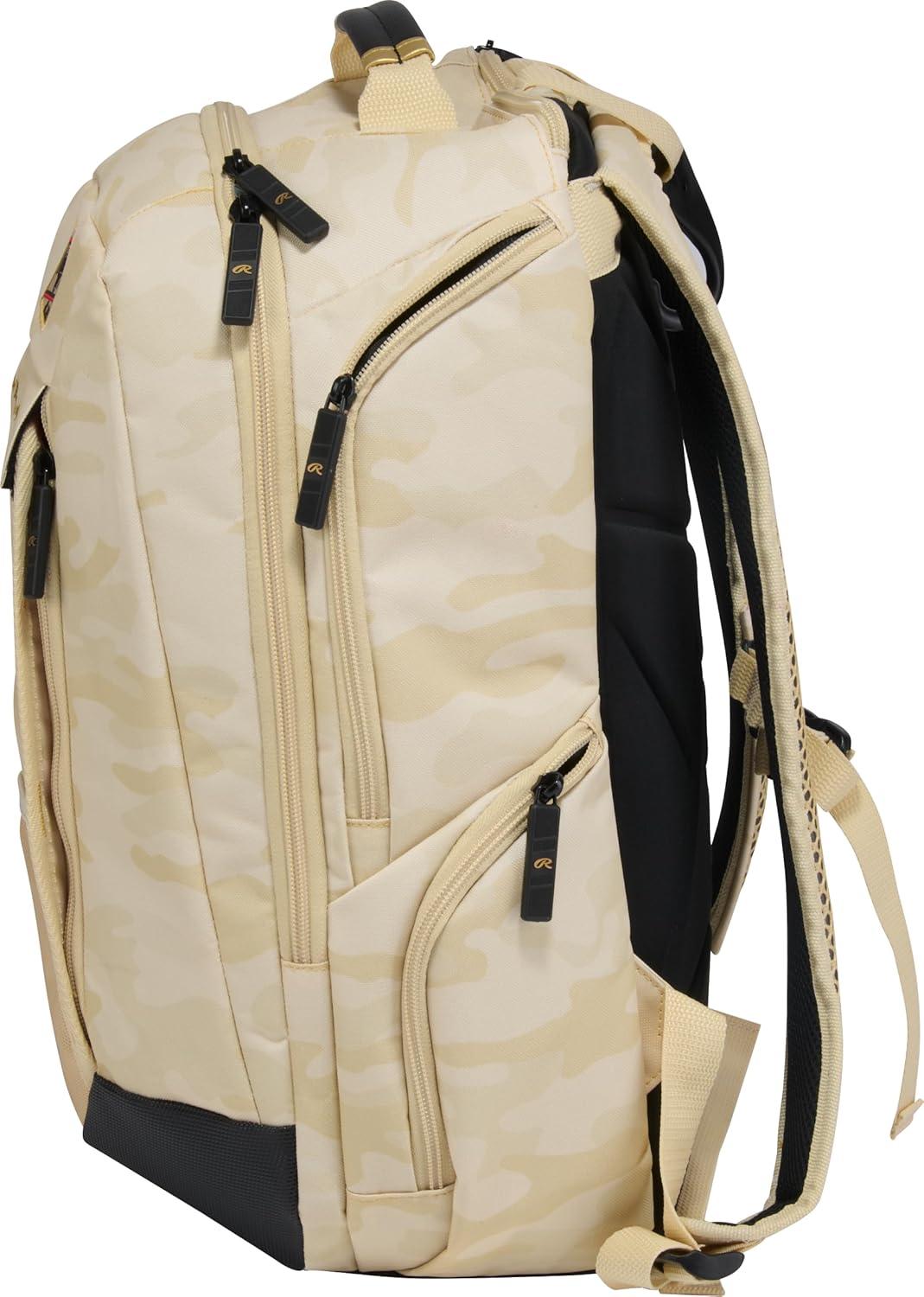 imageRawlings Rawlings Gold Collection Backpack CoachPlayer Offfield Use Laptop SleeveSand Camo