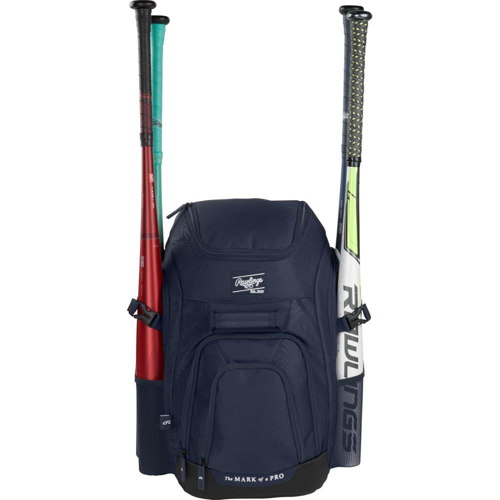 imageRawlings  FRANCHISE 20 Players Backpack  BaseballSoftball  RecTravel  Multiple Styles  BaseballSoftball RecTravelNAVY