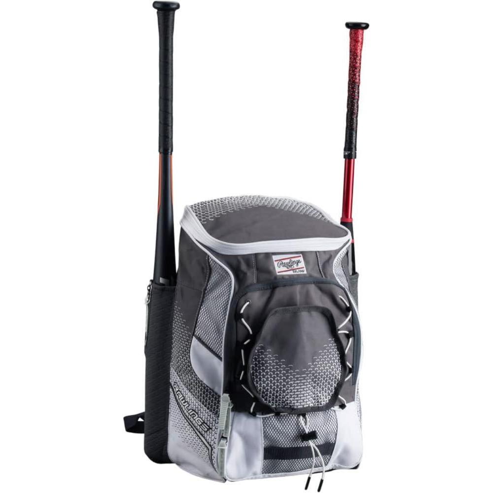 imageRawlings  IMPULSE Backpack Equipment Bag  BaseballSoftball  Multiple StylesWhite