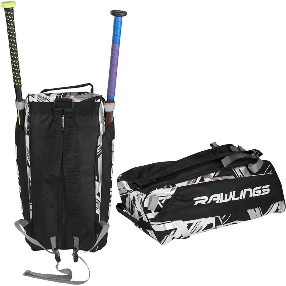 imageRawlings  REMIX Duffel Equipment Bag  TBall amp Youth BaseballSoftball  Multiple ColorsBlack