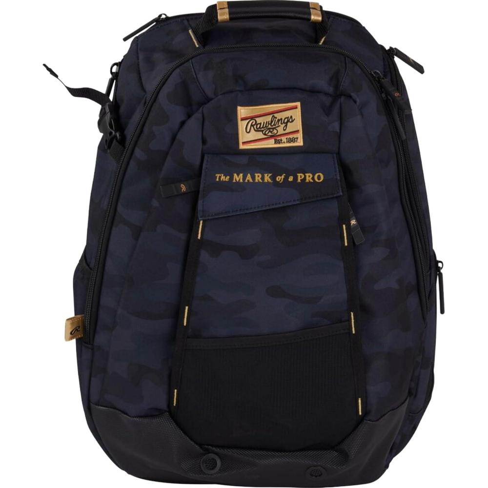 imageRawlings Rawlings  Gold Collection Backpack  CoachPlayer Offfield Use  Laptop SleeveBlack Camo