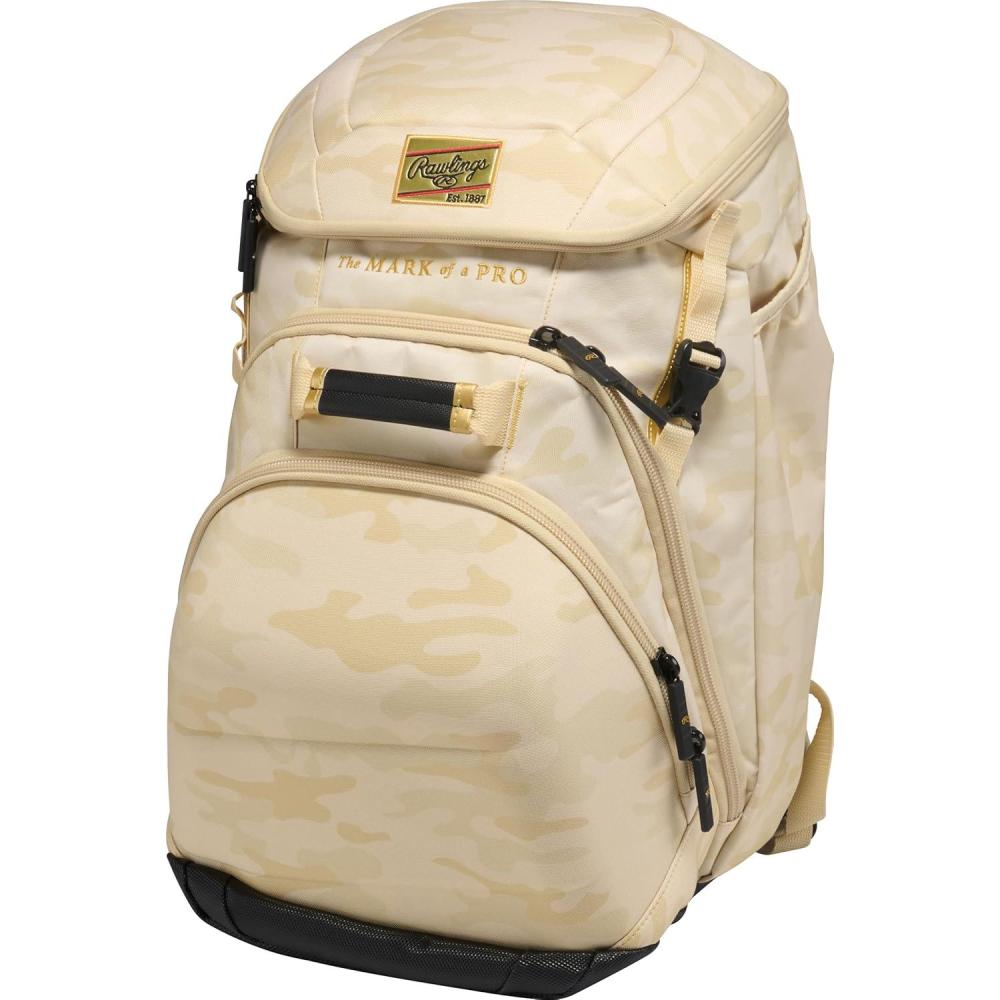 imageRawlings Rawlings  Gold Collection Backpack Equipment Bag  BaseballSoftball  Multiple StylesSand Camo