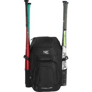 Rawlings | FRANCHISE 2.0 Player’s Backpack | Baseball/Softball | Rec/Travel | Multiple Styles | Baseball/Softball, Rec/Travel(BLACK)