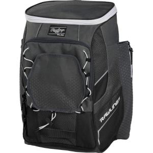 Rawlings | IMPULSE Backpack Equipment Bag | Baseball/Softball | Multiple Styles(Black)
