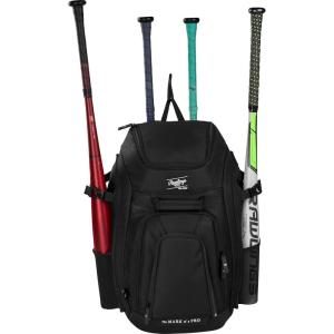 Rawlings | LEGION 2.0 Player’s Backpack | Baseball/Softball | Multiple Styles(BLACK)