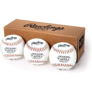 Rawlings | Official T-Balls | TVB | Youth/6u | 3 Count | Sponge Rubber Core | Indoor/Outdoor