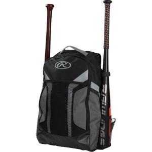 Rawlings | R200G T-Ball/Youth Backpack | Baseball/Softball | Multiple Styles(Black / Grey)