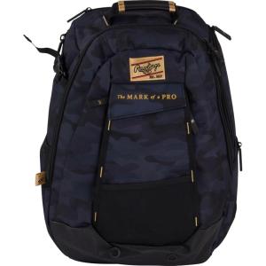 Rawlings Rawlings | Gold Collection Backpack | Coach/Player Off-field Use | Laptop Sleeve(Black Camo)