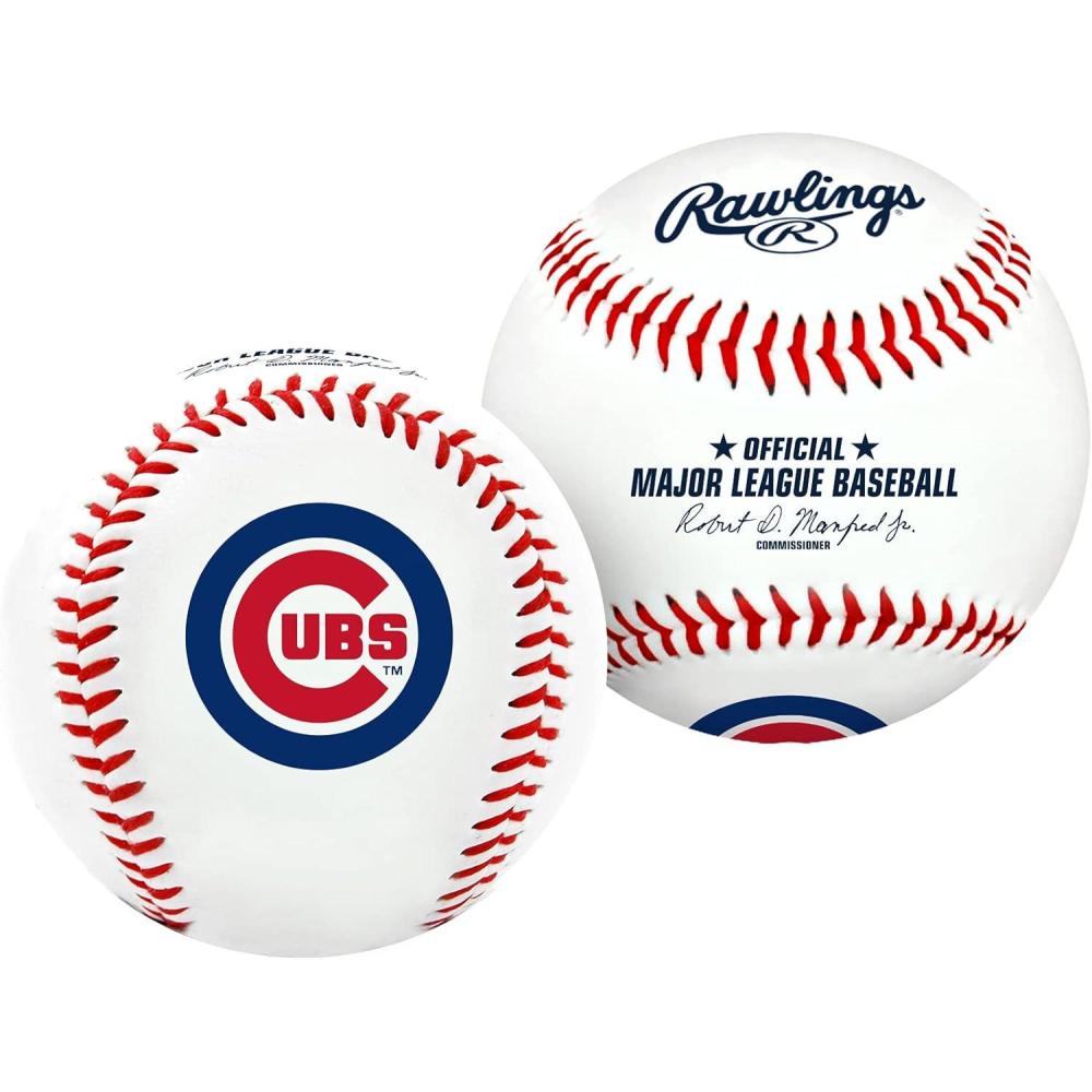imageRawlings  Official 2026 MLB Baseball with Team Logo  All 30 MLB Teams AvailableChicago Cubs