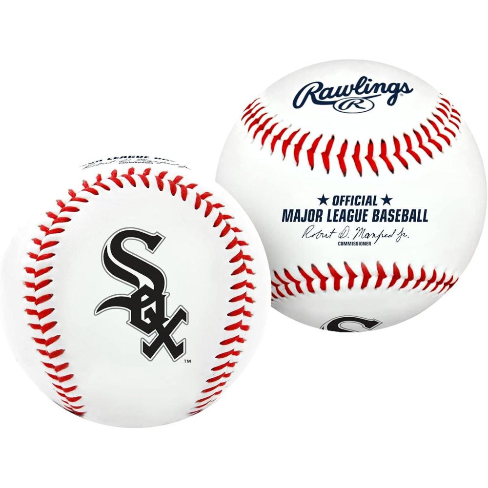 imageRawlings  Official 2026 MLB Baseball with Team Logo  All 30 MLB Teams AvailableChicago White Sox
