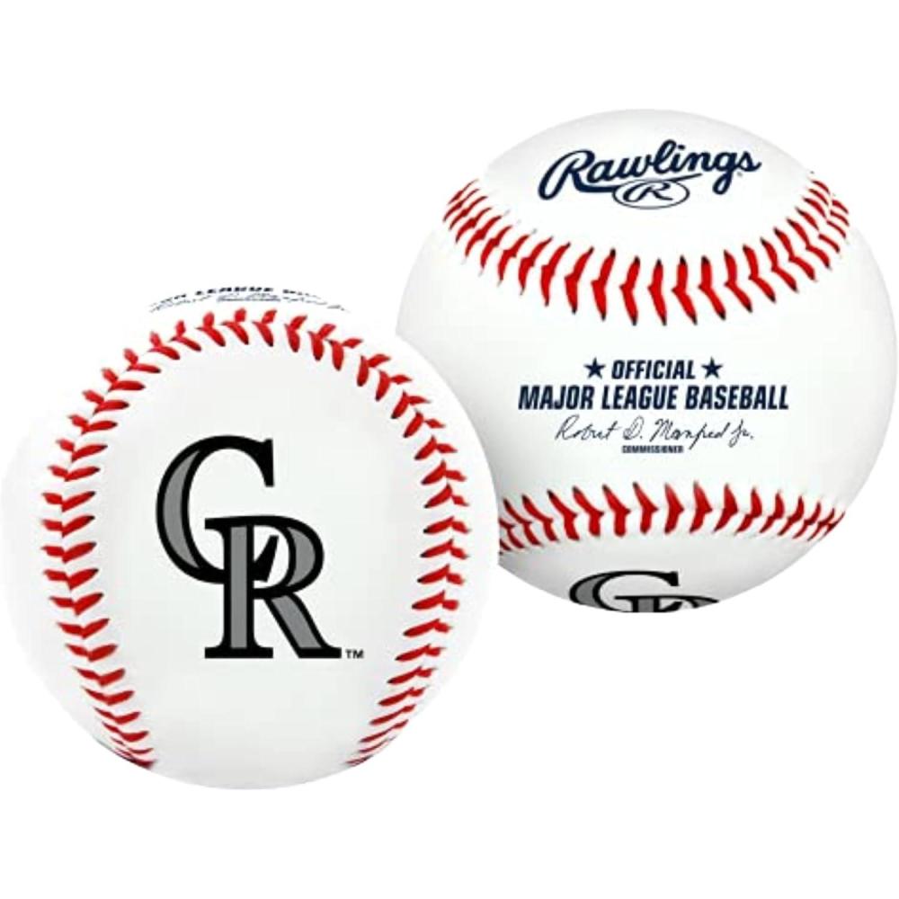 imageRawlings  Official 2026 MLB Baseball with Team Logo  All 30 MLB Teams AvailableColorado Rockies