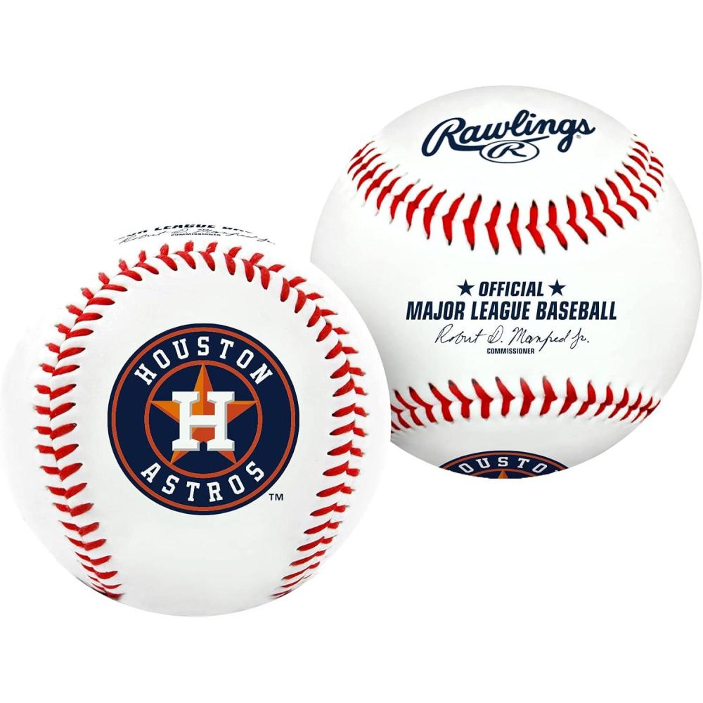 imageRawlings  Official 2026 MLB Baseball with Team Logo  All 30 MLB Teams AvailableHouston Astros