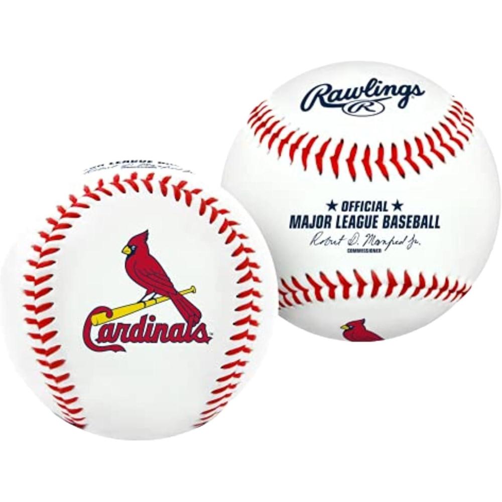 imageRawlings  Official 2026 MLB Baseball with Team Logo  All 30 MLB Teams AvailableSt Louis Cardinals