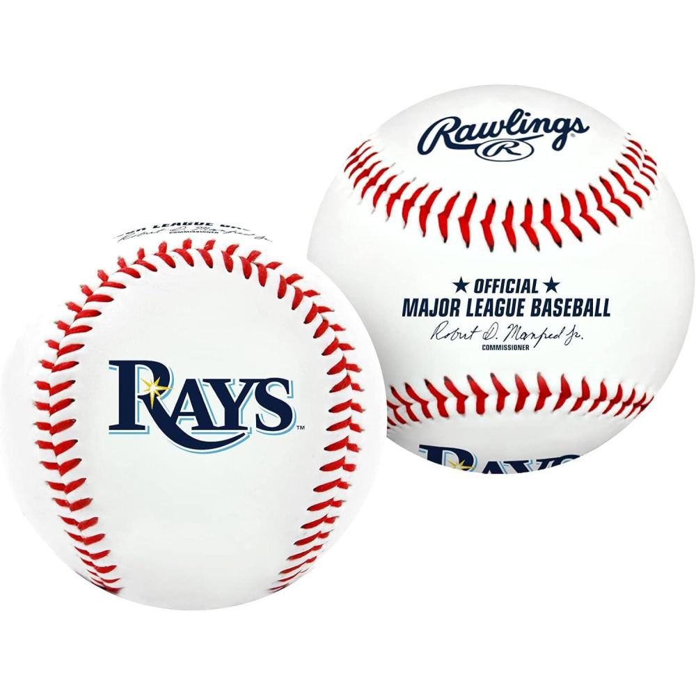 imageRawlings  Official 2026 MLB Baseball with Team Logo  All 30 MLB Teams AvailableTampa Bay Rays