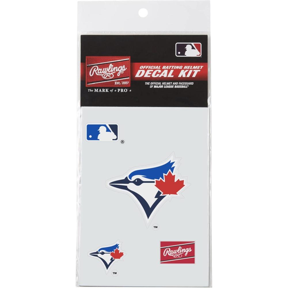 imageRawlings MLB Authentic Baseball Helmet Decal Kit All Team OptionsToronto Blue Jays