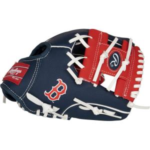 Rawlings | MLB Players Glove Series | T-Ball & Youth Baseball Gloves | 10″ | All MLB Teams(Boston Red Sox)