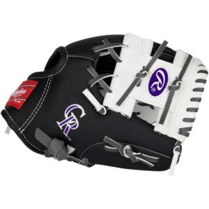 Rawlings | MLB Players Glove Series | T-Ball & Youth Baseball Gloves | 10″ | All MLB Teams(Colorado Rockies)