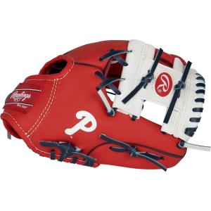 Rawlings | MLB Players Glove Series | T-Ball & Youth Baseball Gloves | 10″ | All MLB Teams(Philadelphia Phillies)