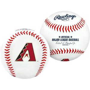 Rawlings | Official 2026 MLB Baseball with Team Logo | All 30 MLB Teams Available(Arizona Diamondbacks)