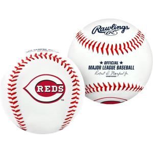 Rawlings | Official 2026 MLB Baseball with Team Logo | All 30 MLB Teams Available(Cincinnati Reds)