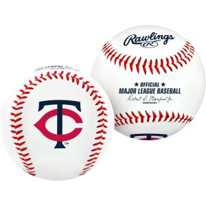 Rawlings | Official 2026 MLB Baseball with Team Logo | All 30 MLB Teams Available(Minnesota Twins)