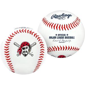 Rawlings | Official 2026 MLB Baseball with Team Logo | All 30 MLB Teams Available(Pittsburgh Pirates)