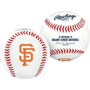 Rawlings | Official 2026 MLB Baseball with Team Logo | All 30 MLB Teams Available(San Francisco Giants)