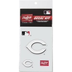 Rawlings MLB Authentic Baseball Helmet Decal Kit, (All Team Options)(Cincinatti Reds)