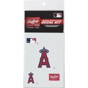 Rawlings MLB Authentic Baseball Helmet Decal Kit, (All Team Options)(Los Angeles Angels of Anaheim)