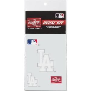 Rawlings MLB Authentic Baseball Helmet Decal Kit, (All Team Options)(Los Angeles Dodgers)