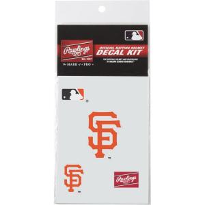 Rawlings MLB Authentic Baseball Helmet Decal Kit, (All Team Options)(San Francisco Giants)