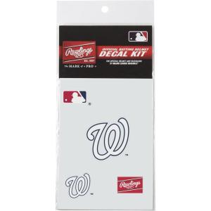 Rawlings MLB Authentic Baseball Helmet Decal Kit, (All Team Options)(Washington Nationals)