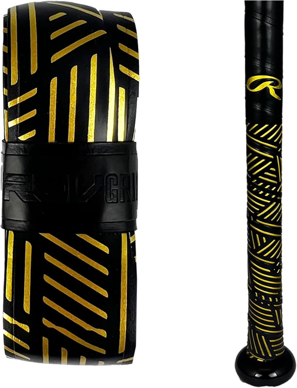 imageRawlings 100mm 180mm 275mm Bat Grip Baseball Softball Multiple ColorsGold Black