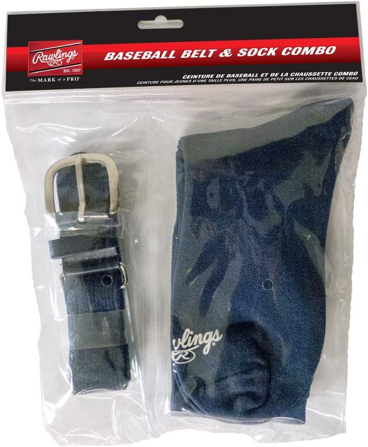 imageRawlings  Belt amp Socks Combo  BaseballSoftball  Multiple Sizes amp ColorsNavy