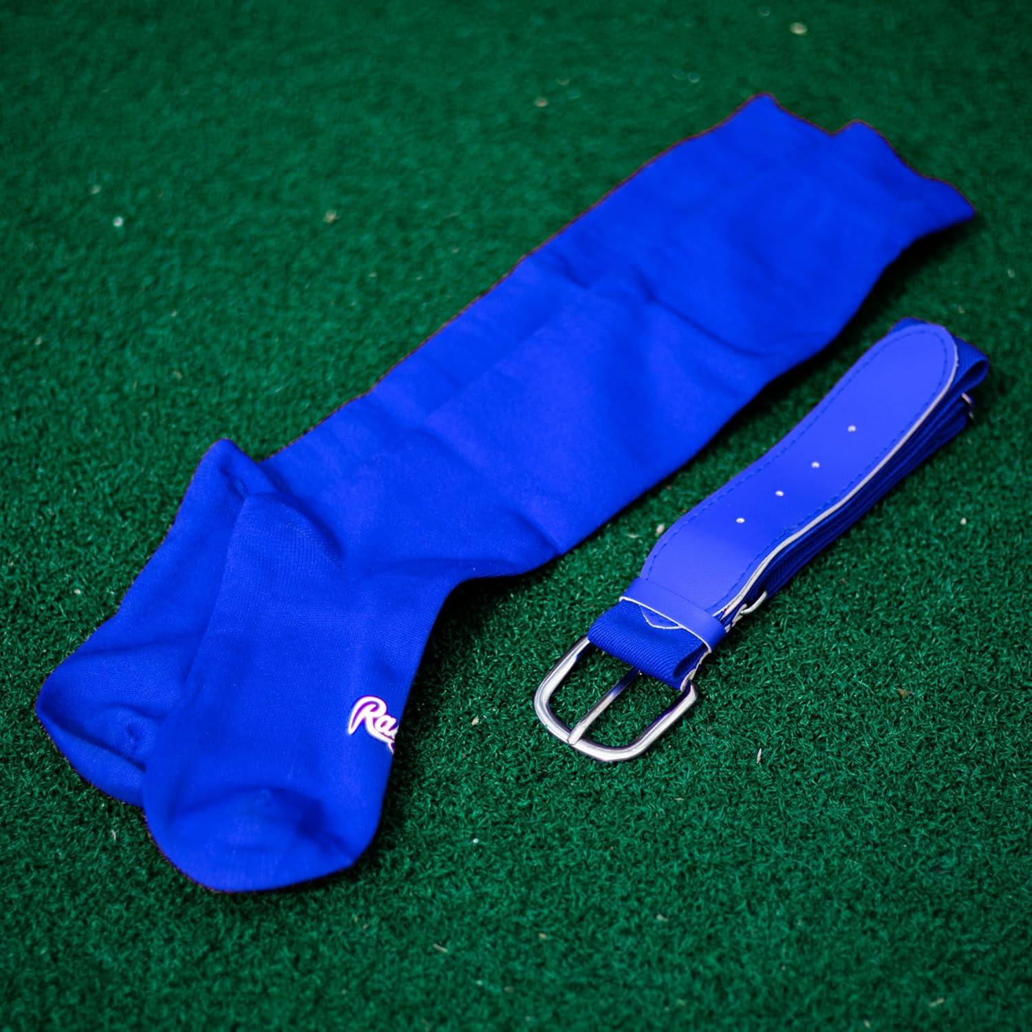 imageRawlings  Belt amp Socks Combo  BaseballSoftball  Multiple Sizes amp ColorsRoyal