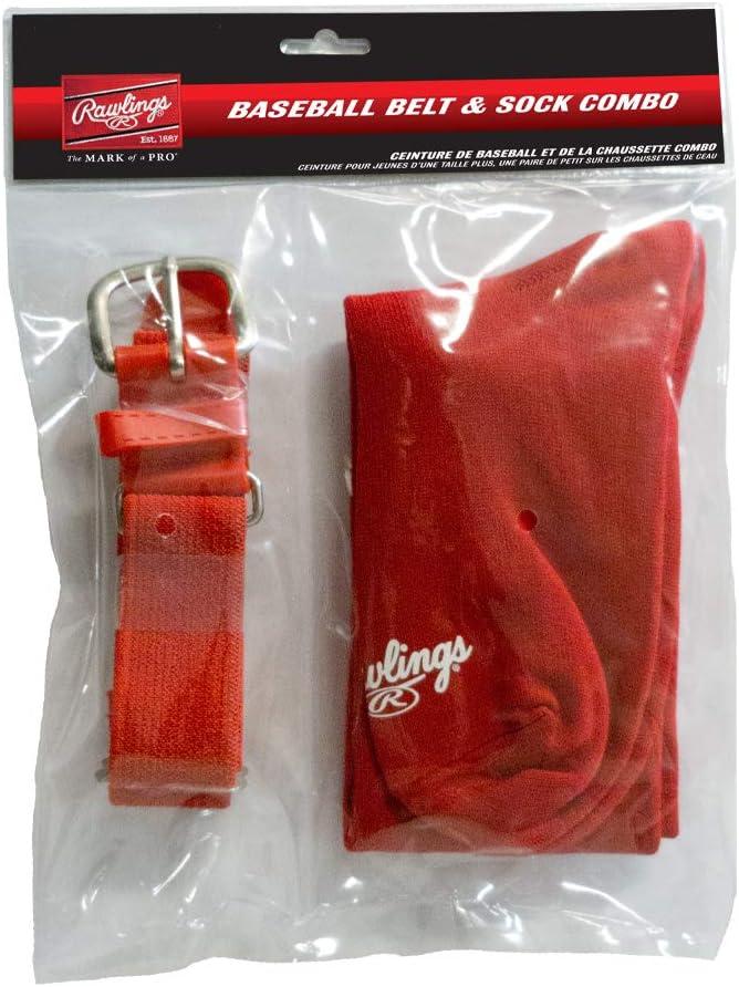 imageRawlings  Belt amp Socks Combo  BaseballSoftball  Multiple Sizes amp ColorsScarlet