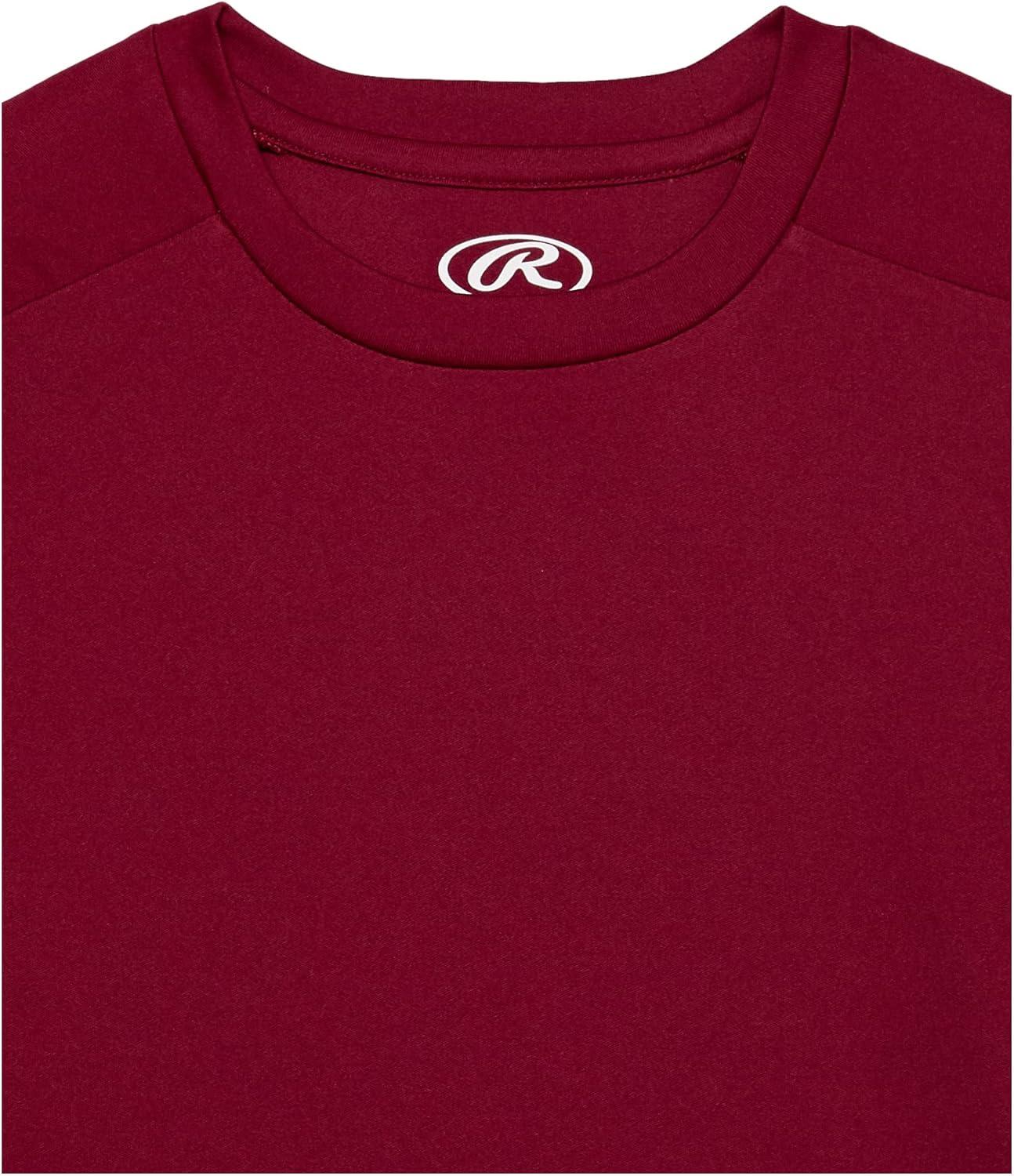 imageRawlings  Boys Athletic Tech Short Sleeve Shirt  Youth Sizes  Multiple ColorsCardinal Red