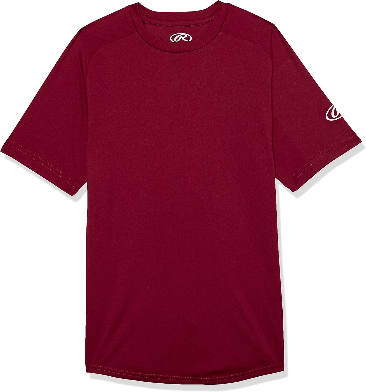 imageRawlings  Boys Athletic Tech Short Sleeve Shirt  Youth Sizes  Multiple ColorsCardinal Red