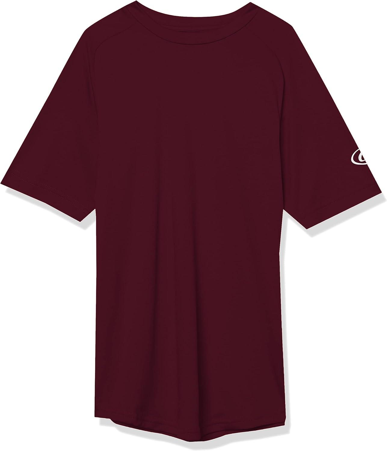 imageRawlings  Boys Athletic Tech Short Sleeve Shirt  Youth Sizes  Multiple ColorsMaroon