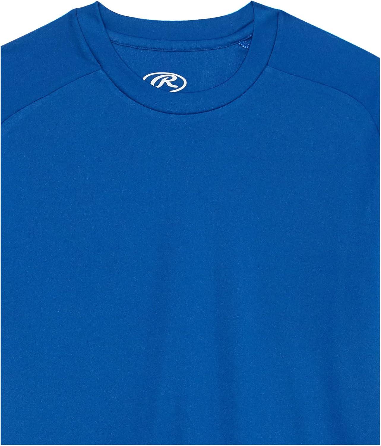 imageRawlings  Boys Athletic Tech Short Sleeve Shirt  Youth Sizes  Multiple ColorsRoyal Blue