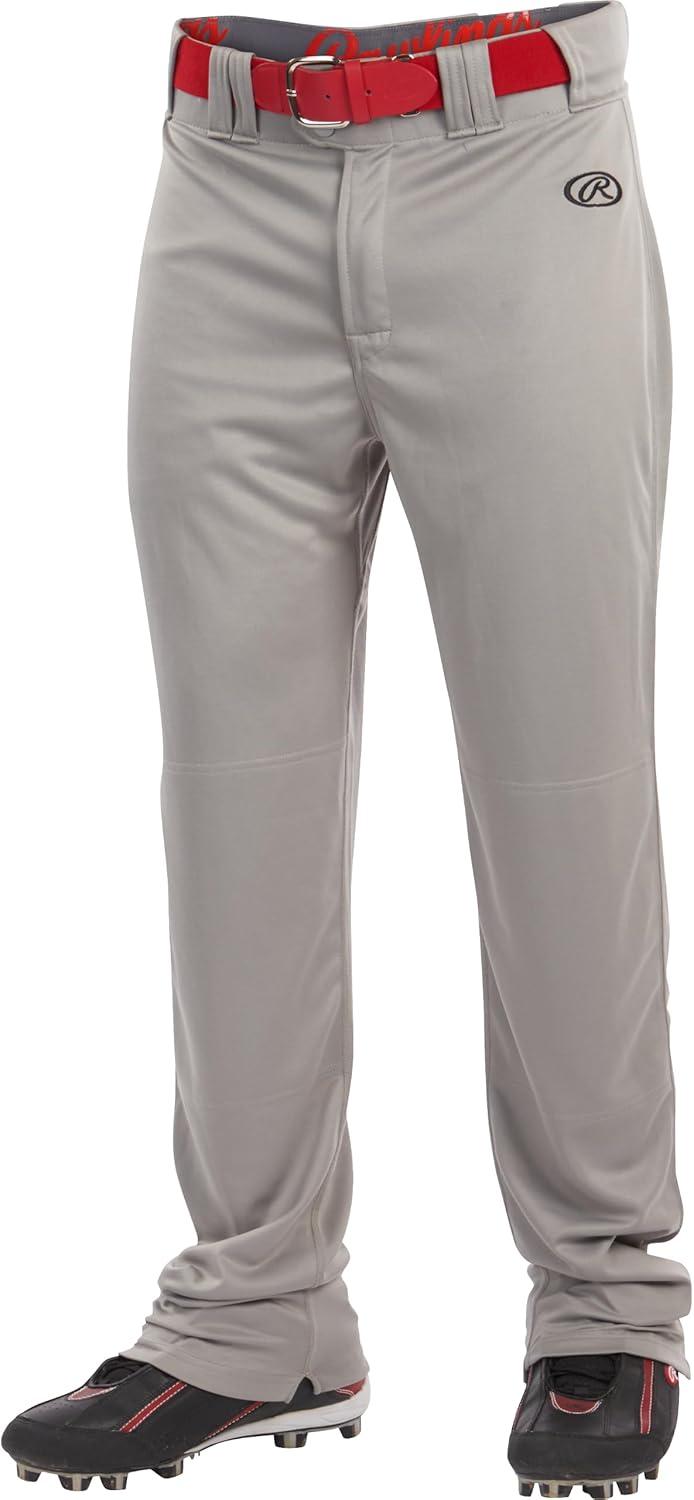 imageRawlings  Boys Launch Series Baseball Pants  Full Length SemiRelaxed Fit  Youth Sizes  Solid  Multiple ColorsGrey