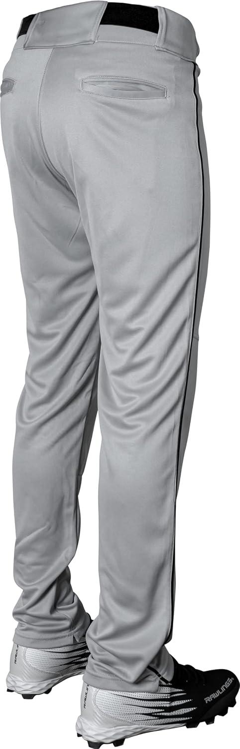 imageRawlings  Boys Launch Series Baseball Pants  Full Length SemiRelaxed Fit  Youth Sizes  Solid  Multiple ColorsGreyBlack