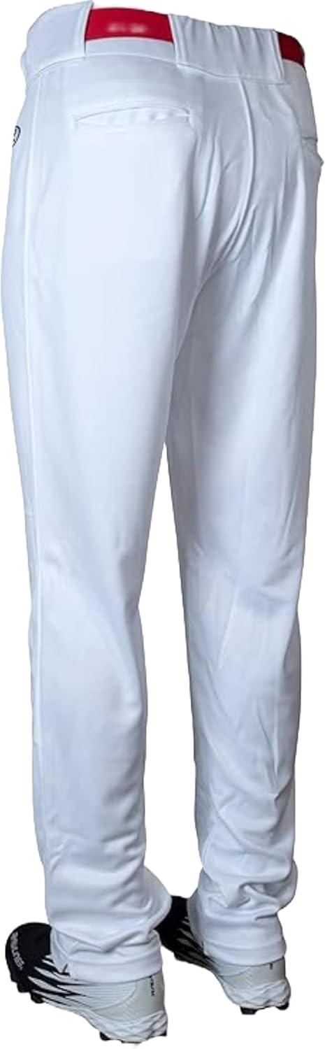 imageRawlings  Boys Launch Series Baseball Pants  Full Length SemiRelaxed Fit  Youth Sizes  Solid  Multiple ColorsWhite