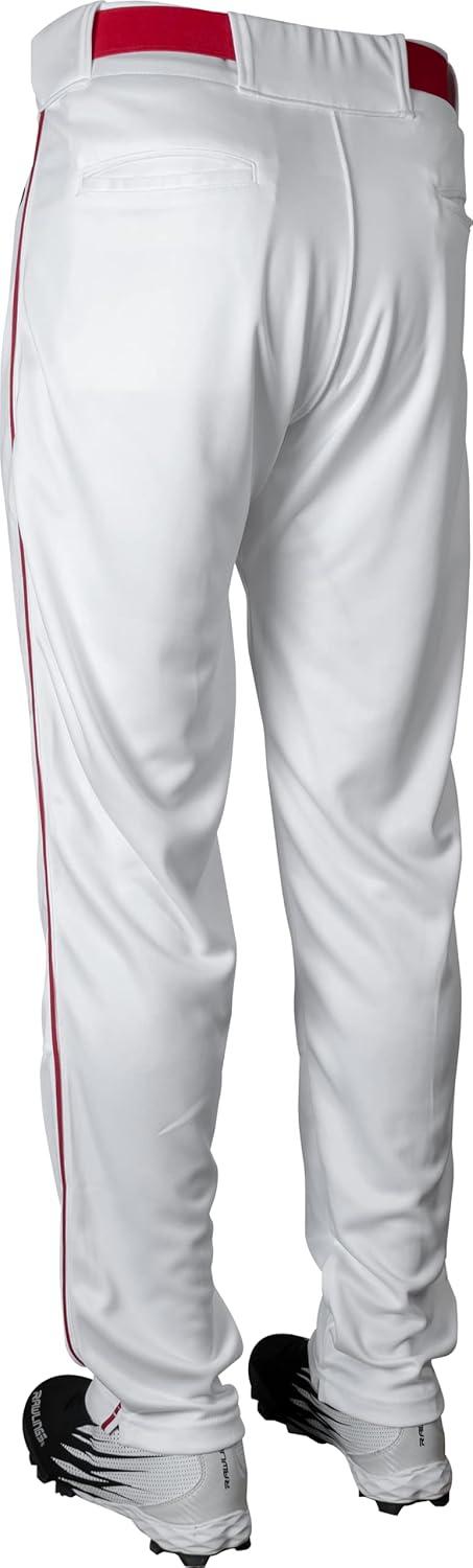 imageRawlings  Boys Launch Series Baseball Pants  Full Length SemiRelaxed Fit  Youth Sizes  Solid  Multiple ColorsWhiteRed