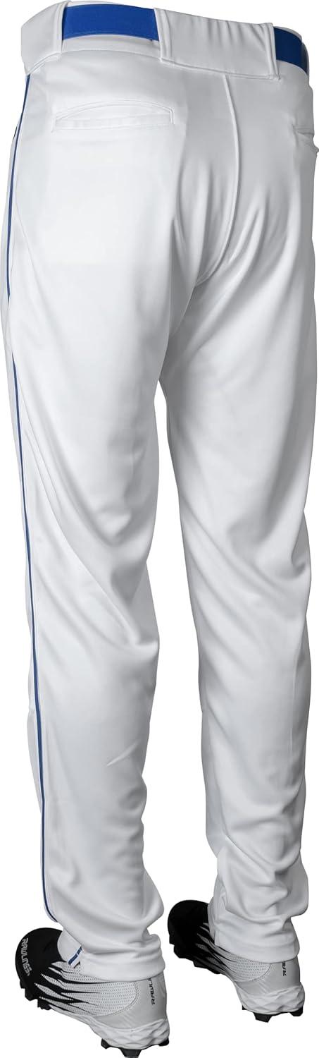 imageRawlings  Boys Launch Series Baseball Pants  Full Length SemiRelaxed Fit  Youth Sizes  Solid  Multiple ColorsWhiteRoyal