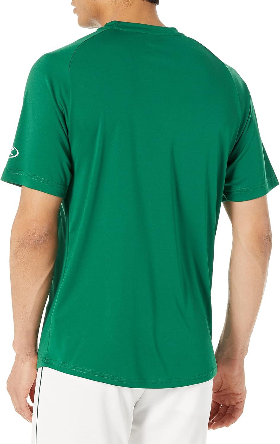 imageRawlings  Mens Athletic Tech Short Sleeve Shirt  Adult Sizes  Multiple ColorsDark Green