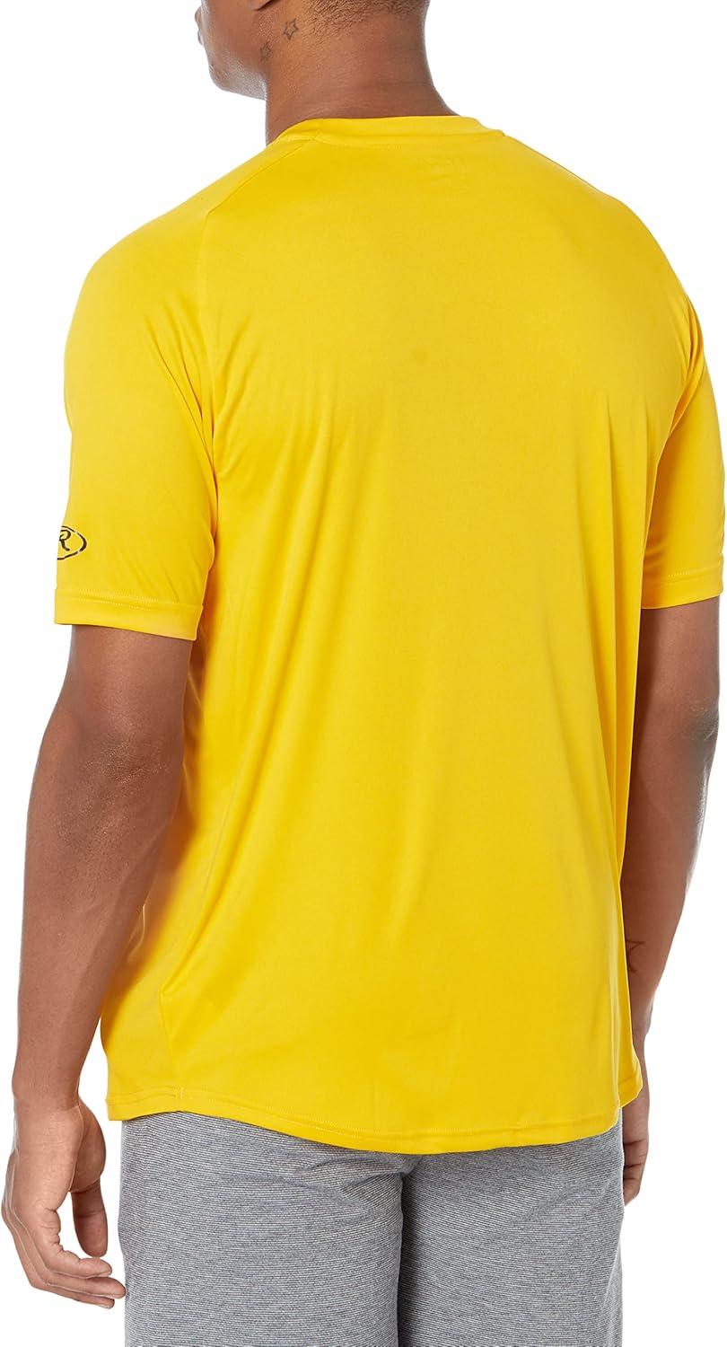 imageRawlings  Mens Athletic Tech Short Sleeve Shirt  Adult Sizes  Multiple ColorsLight Gold