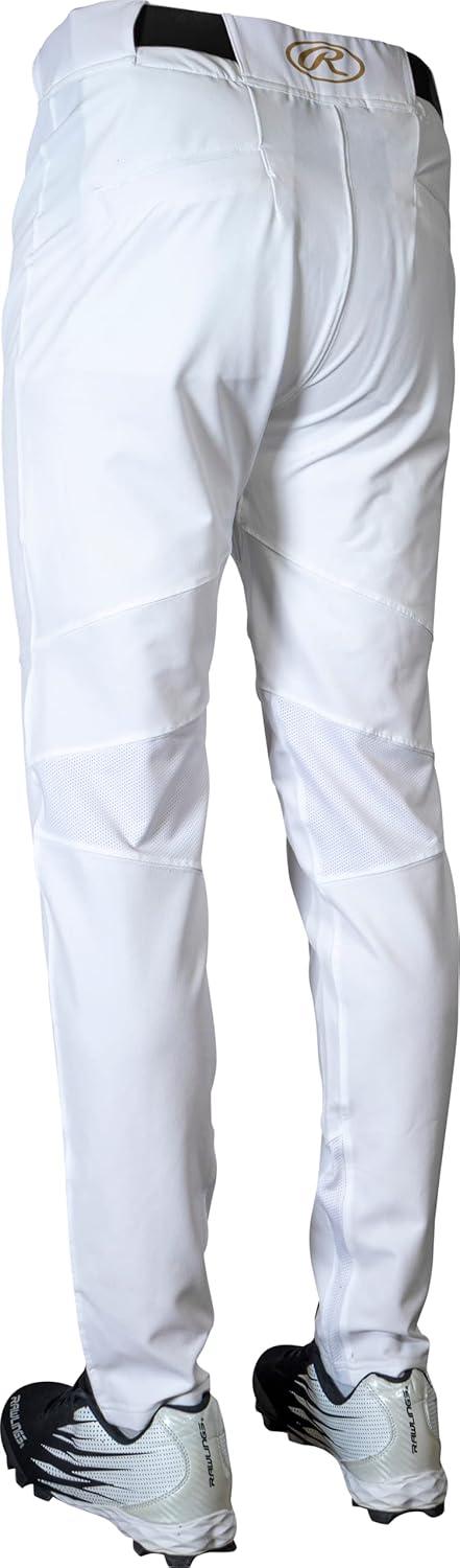 imageRawlings  Mens Gold Collection Series Baseball Pants  SemiRelaxed Tapered Fit  Adult Sizes  Solid  Multiple ColorWhite