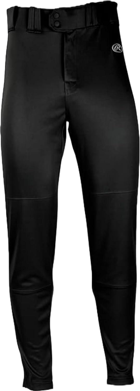imageRawlings  Mens Launch Series Baseball Pants  Pro Taper Fit  Adult Sizes  Piped  Multiple ColorsBlack